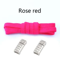New Diamond Magnetic Lock Shoelaces without ties Kids Adult Elastic Laces Sneakers 8mm Flats No Tie Shoe laces Shoes Accessories