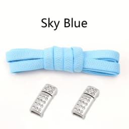 New Diamond Magnetic Lock Shoelaces without ties Kids Adult Elastic Laces Sneakers 8mm Flats No Tie Shoe laces Shoes Accessories