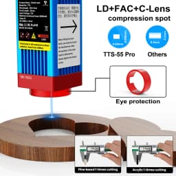 TWOTREES TTS-55 Laser Engraving Machine With Wifi Offline Control 1064nm Red Laser Engraver for Engraving Jewelry Ring Bracelet