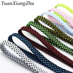 2Pcs Double layer Hollow Shoelaces Flat Laces for Shoes Dual Coloured Shoe laces White Black Sneakers Shoelace 100/120/140CM