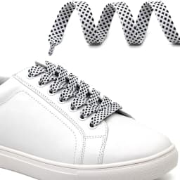 2Pcs Double layer Hollow Shoelaces Flat Laces for Shoes Dual Coloured Shoe laces White Black Sneakers Shoelace 100/120/140CM