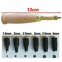 18 Pcs Professional Leather craft Tool Kit DIY leather Sewing Stitching Punch Carving Work Saddle Leathercraft Accessories