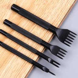 18 Pcs Professional Leather craft Tool Kit DIY leather Sewing Stitching Punch Carving Work Saddle Leathercraft Accessories