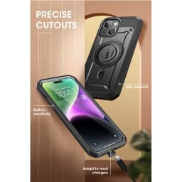 SUPCASE For iPhone 15 Plus Case 6.7“ 2023 UB Pro Mag Full Body Rugged Case with Built-in Screen Protector Kickstand Belt-Clip
