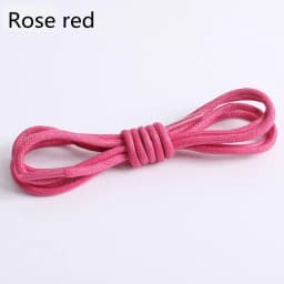 1Pair Waxed Cotton Round Shoe laces Leather Waterproof ShoeLaces Men Boots Shoelace Shoestring Length 80/100/120/140CM P2