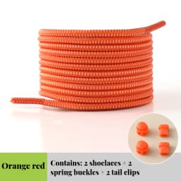 1Piar Elastic Shoelaces Sneakers Quality Lock Shoe laces Round Tennis Laces Without ties Adult Kids Rubber Bands for Shoes