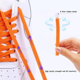 1Pair No Tie Shoe laces Magnetic Lock Shoelaces without ties Elastic Laces Sneakers Kids Adult Flat Quick Shoelace on magnets