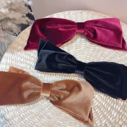 2021Retro Personality Exaggeration Barrette Bow Velvet For Women Girls Elegant Bow Vintage Hair Clip Prom Hair Accessories Party