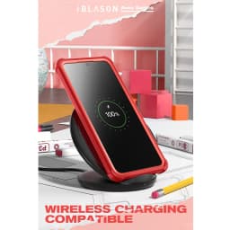 For Samsung Galaxy S22 Case 6.1inch (2022 Release) I-BLASON Ares Full-Body Rugged Bumper Cover WITHOUT Built-in Screen Protector