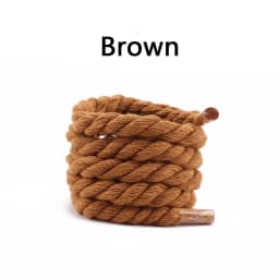 Round Shoelaces Quality Colorful 1CM Thicker Cotton Shoelace Running Sneakers Laces 1Pair 100/120/140CM Boots Shoe laces Shoes