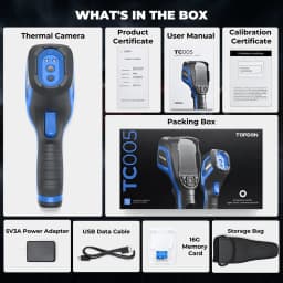 TOPDON TC005 High Resolution Accuracy 256*192 Handheld Infrared Thermal Scanner Imaging Camera Imager