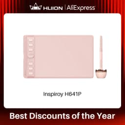 Huion Inspiroy 2 S H641P Graphics Tablets 6.3x3.9 Inch Digital Drawing Pen Tablet 6 Express Keys Support Android Mac Windows