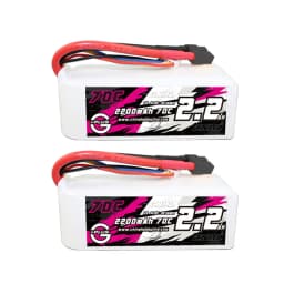 2pcs CNHL 4S 14.8V 2200mAh Lipo Battery 30C 40C 70C With XT60 T Dean Plug For RC Airplane Car FPV Helicopter Drone Quadcopter