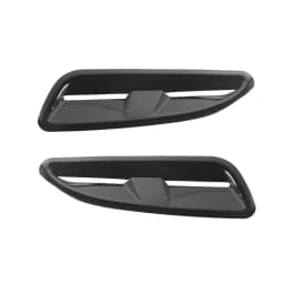 Areyourshop ABS Plastic Bonnet Vents Gloss Black Finish For Jaguar Xkr Style Rs Vxr For Ford For Bmw Car Auto Parts