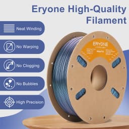 Eryone 3KG Galaxy PLA Filament 3D Print, Multicolor Available, 3KG Galaxy PLA Filament, Sparkle Shining, 1KG/Spool