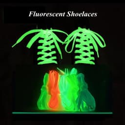 1Pair Luminous Shoelace Athletic Sneakers off white shoe Laces Party Glowing Shoe Lace Fluorescent Shoelaces 80/100/120/140CM