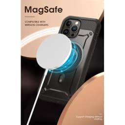 For iPhone 13 Pro Max Case 6.7“ 2021 SUPCASE UB Pro Mag Full-Body Rugged Belt-Clip Case with Built-in Screen Protector Kickstand