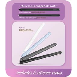 For Samsung Galaxy Z Fold 5 Case 7.6” I-BLASON Cosmo Stylish Protective Bumper Case with Built-in Screen Protector & Pen Holder