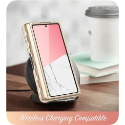 For Samsung Galaxy Z Fold 5 Case 7.6” I-BLASON Cosmo Stylish Protective Bumper Case with Built-in Screen Protector & Pen Holder