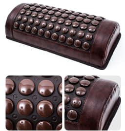 Heating Jade Pillow Memory Foam Cervical Vertebra Pillow Tourmaline Bianstone Heating Sleep Pillow to Relieve Cervical Pain