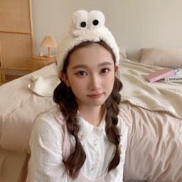 Cute Cartoon Adjustable SPA Facial Headband Bath Makeup Hair Band Headbands for Face Washing Soft Toweling Hair Accessories