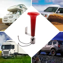 FARBIN 12/24V Wolf Whistle Air Horn Loud Car Air Horn Car Sound Signal Motorcycle Alarm Air Signal Horn Universal For Truck