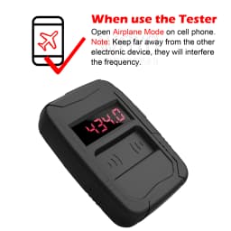 WOYO Radio Frequency Tester Remote Control Diagnosis Tool All Types of (IR) Infra Red (RF) Radio 10-1000MHZ Frequency Tester