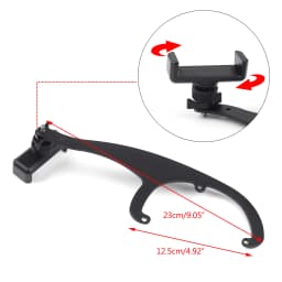 Areyourshop Rotatable Car Phone Holder Mount Bracket for Mini Cooper R55 R56 Hatchback GPS Cellphone Stand Accessories