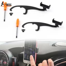 Areyourshop Rotatable Car Phone Holder Mount Bracket for Mini Cooper R55 R56 Hatchback GPS Cellphone Stand Accessories