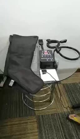 Air Pressure Massage Athlete’s Leg Recovery System with Bag 6 Independent Chambers, 4 Modes Leg Massager for Muscle Relaxation