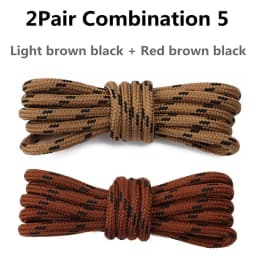 Outdoor Sports Shoelaces Durable Polyester Round Shoe laces Baskets Boots Laces for Shoes 100/120/140/160cm Shoe Accessories