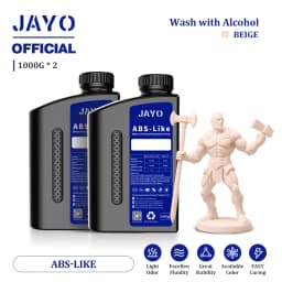 JAYO Standard/ABS-Like/Plant based /Like PAResin 2KG 395-405nm UV Curing Photopolymer Rapid Resin for LCD/DLP/SLA 3D Printer