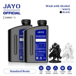 JAYO Standard/ABS-Like/Plant based /Like PAResin 2KG 395-405nm UV Curing Photopolymer Rapid Resin for LCD/DLP/SLA 3D Printer