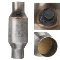 Universal 2" 2.5" 3" Car Catalytic Converter Stainless Steel Exhaust Catalytic Converter 400 Cell High Flow Performance