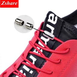 Elastic Lock Shoe Laces No Tie Shoelaces New Simplicity Round Metal Tip Shoelace Leisure Quick Sport Shoe Laces Unisex
