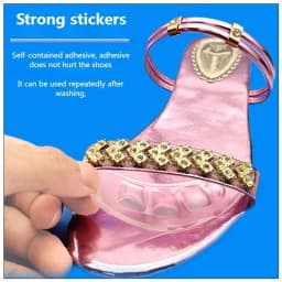 Shoe Pads for Sandals Silicone heel protector Anti-wear Feet Shoe Pads for High Heels Anti-Slip Heel Protectors for Womens Shoes