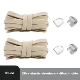 1Pair No tie Shoelaces for Shoes New 8MM Flat Elastic laces Sneakers Kids Adult Quick Shoelace without ties Shoe Accessories