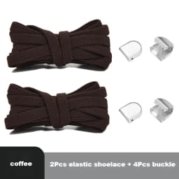 1Pair No tie Shoelaces for Shoes New 8MM Flat Elastic laces Sneakers Kids Adult Quick Shoelace without ties Shoe Accessories