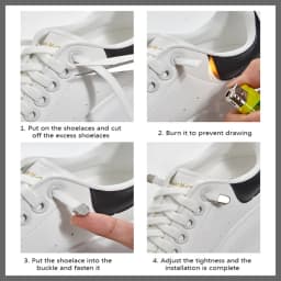 1Pair No tie Shoelaces for Shoes New 8MM Flat Elastic laces Sneakers Kids Adult Quick Shoelace without ties Shoe Accessories