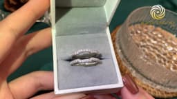Newshe K Gold Color 925 Silver Jewelry Wedding Rings Enhancers for Women Square Hollow Guard Band AAAAA CZ Anniversary Gift