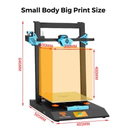 Twotrees Blu-5 Bluer Plus l3D Printer Kit I3 Mega Upgrade PEI Magnetic Build Plate Large Size Metal Frame BL Touch Screen