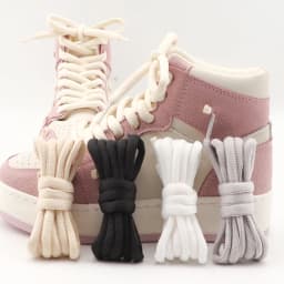 1Pair Round Thickened 0.9CM Boot Laces for Shoes Quality Original SB Dunk AF1 Sneakers Shoelaces 140/160/180cm Shoe Accessories