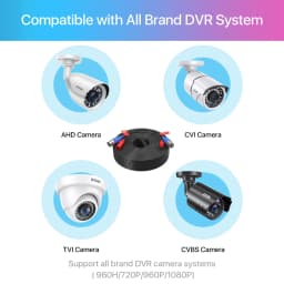 ZOSI 4-Packed 18M 30M 45M (60FT,100FT,150FT) CCTV Power Video BNC + DC Plug Cable for CCTV Camera and DVR System Coaxial Cable