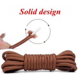1Pair Classic Solid Round Shoelaces Durable Polyester Shoe laces Boot Laces Sneaker Shoelace 21 Colors 70cm 90cm 120cm 150cm