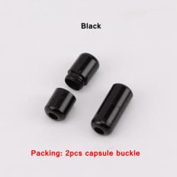 15Color Aluminum capsules Lock Buckle For men and women kids Sneaker Lace Lock buckle Kits Shoelace Lock Accessories Buckle