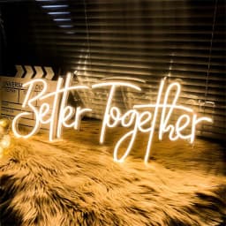 60cm Wedding Neon Led Sign Large Size Neon LED Sign Wedding Decor Room Neon Lights Birthday Party Decor Wall Hanging Sign