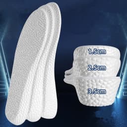 1Pair 1.5cm/2.5cm/3.5cm Growing Sole Shock Absorption Sports Insole for Feet Height Increase Templates Men Women Shoes Insoles