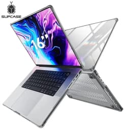 SUPCASE For MacBook Pro 16" Case (2026-2021) M5/M4/M3/M2/M1 Pro/Max Chip UB Clear Slim Transparent Protective Cover Tablet Case
