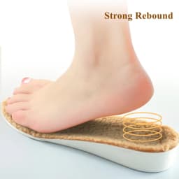 Winter Warm Height Increase Insoles Sports Shock Absorption Shoes Insole for Feet Men Women Fur Shoes Pads Growing Sole 1Pair