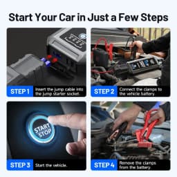 Topdon JS2000PRO 2500A Jump Starter Power Bank 12V Car Starting Device 16000Mah Battery Jump Start for Car Booster